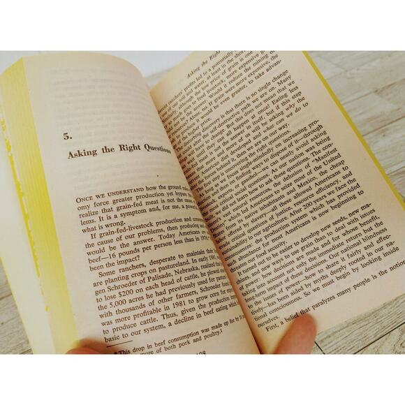 DIET FOR A SMALL PLANET By Frances Moore Lappe *Excellent Condition* 1983 PB Vtg - Picture 6 of 14